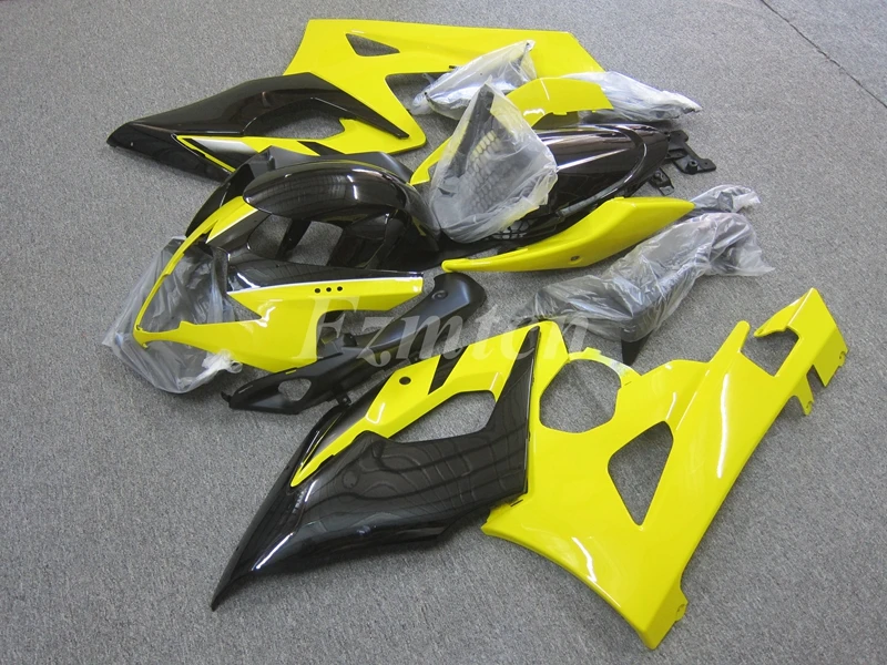 

4Gifts Injection Mold New ABS Fairings Kit Fit for Suzuki GSX-R 1000 K5 2005 2006 05 06 Bodywork Set Custom Black Yellow