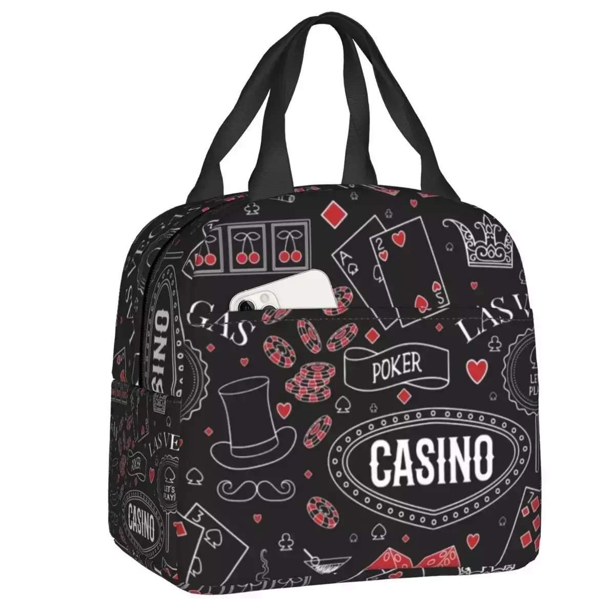 2024 New Casino Theme Gambling Symbols Insulated Lunch Bags Poker Dice Gambling Chips Thermal Cooler Bento Box Outdoor Camping
2024 New Casino Theme Gambling Symbols Insulated Lunch Bags Poker Dice Gambling Chips Thermal Cooler Bento Box Outdoor Camping