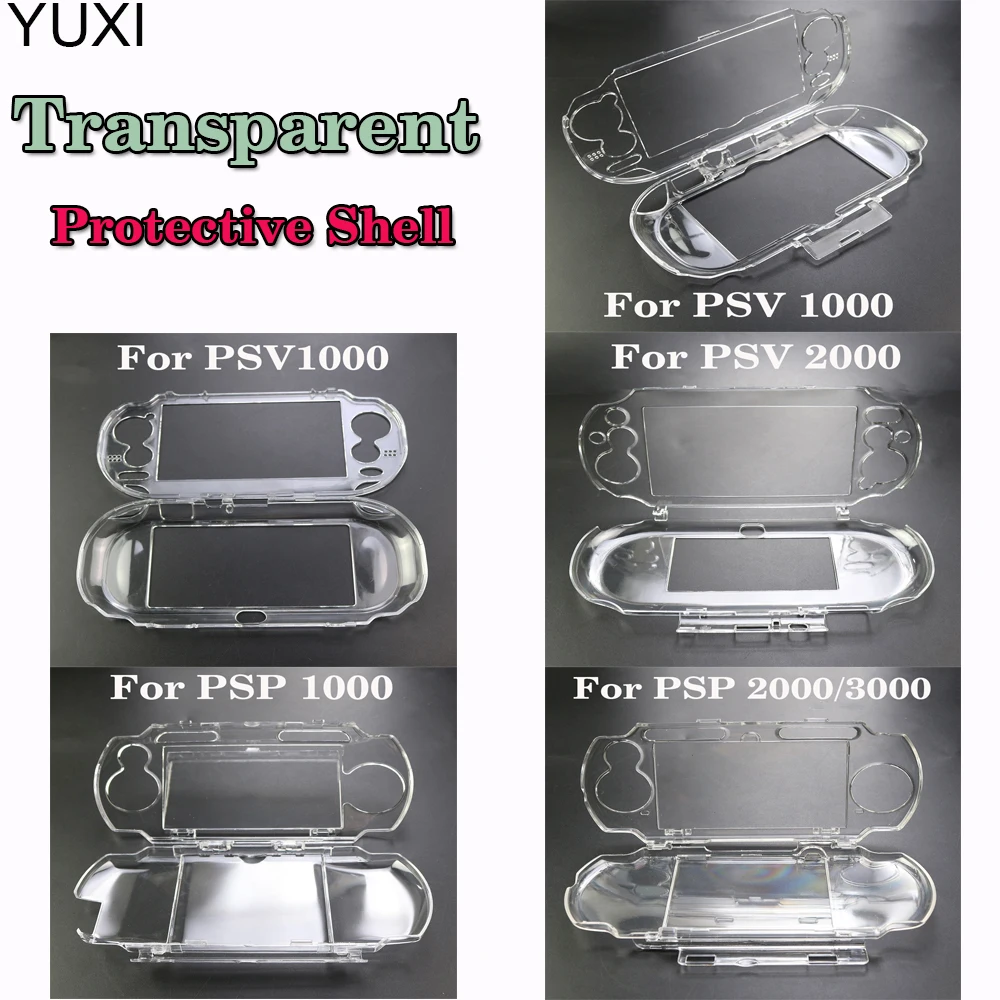 Protector Clear Transparent For PSP 1000 2000 3000 PSV 1000 2000 Protective Shell Crystal Case Travel Hard Cover Clear Housing
Protector Clear Transparent For PSP 1000 2000 3000 PSV 1000 2000 Protective Shell Crystal Case Travel Hard Cover Clear Housing