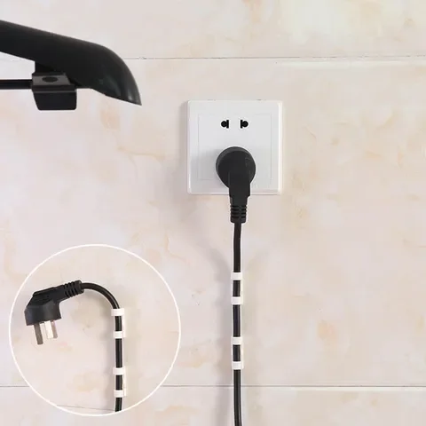 Flexible Cable Management Clips USB Cable Organizer Plastic USB Cable Winder Protector Ties Cable Holder
Flexible Cable Management Clips USB Cable Organizer Plastic USB Cable Winder Protector Ties Cable Holder