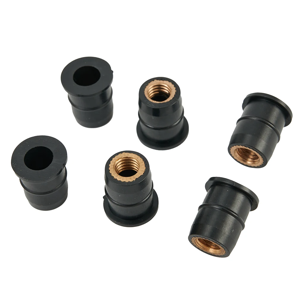 New Useful Nuts M6 Rubber Nut Portable Reliable Replaces Rubber + Brass Neoprene Parts 10PCS / KIT Accessories
New Useful Nuts M6 Rubber Nut Portable Reliable Replaces Rubber + Brass Neoprene Parts 10PCS / KIT Accessories