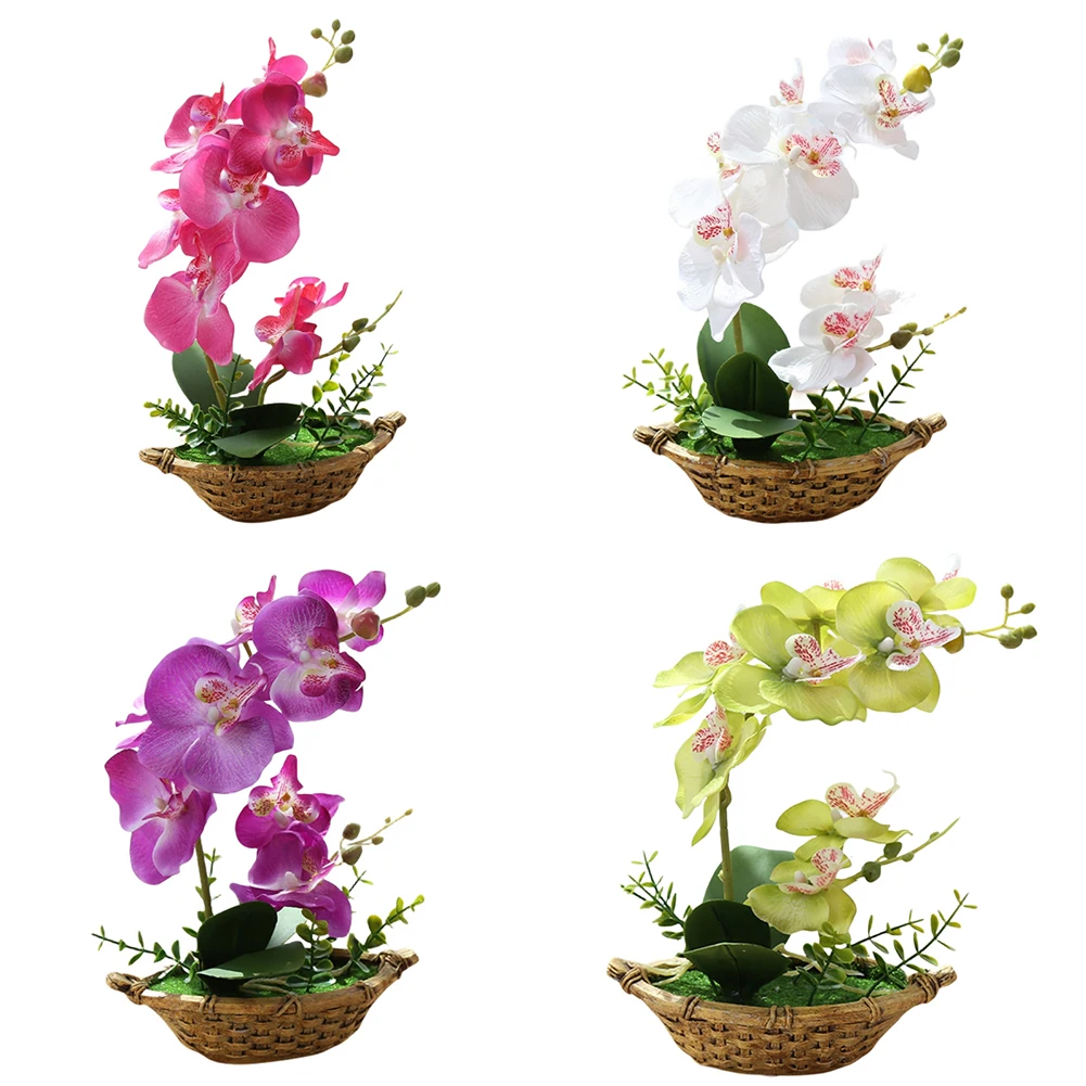 Artificial Butterfly Orchid Flowers Potted Bonsai Plants Fake Flower Ornaments For Home Decoration Craft Plant Decorative
Artificial Butterfly Orchid Flowers Potted Bonsai Plants Fake Flower Ornaments For Home Decoration Craft Plant Decorative