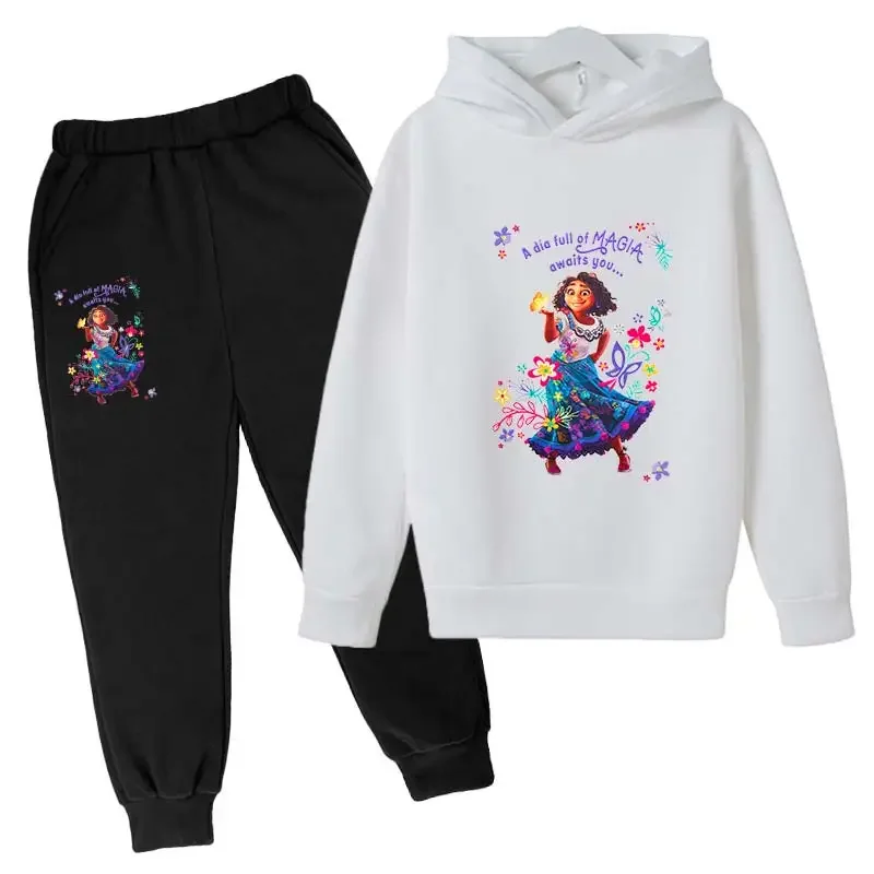 

Kids Hoodie encanto- Toddler Girls Clothes Mirabel Hoodies Pants 2Pcs Sets cute Children Costume Kids Tracksuits