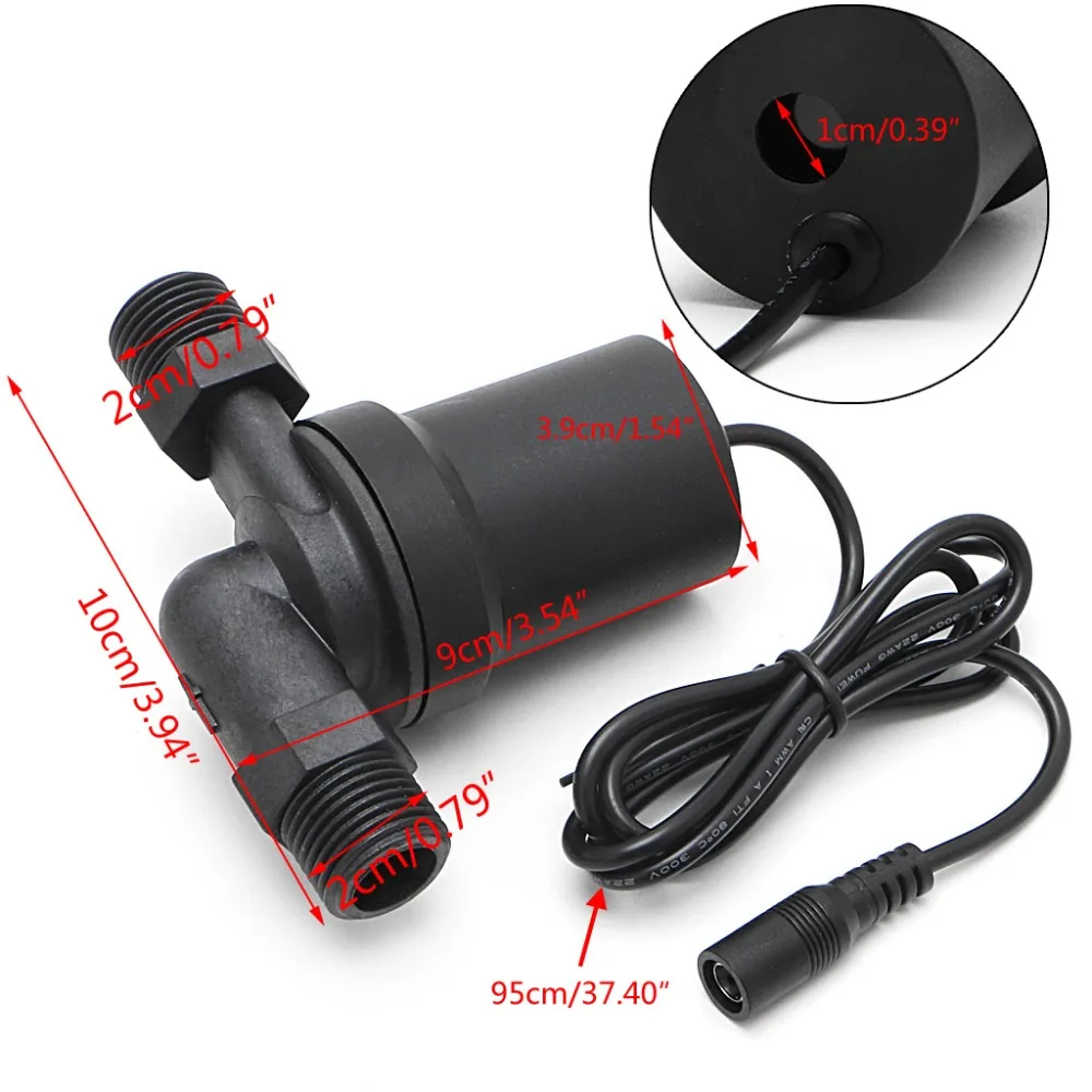 TE091 3m Head 12V 480L/H Brushless Solar Circulation Motor Water Pump Silent Pumps Accessories
TE091 3m Head 12V 480L/H Brushless Solar Circulation Motor Water Pump Silent Pumps Accessories