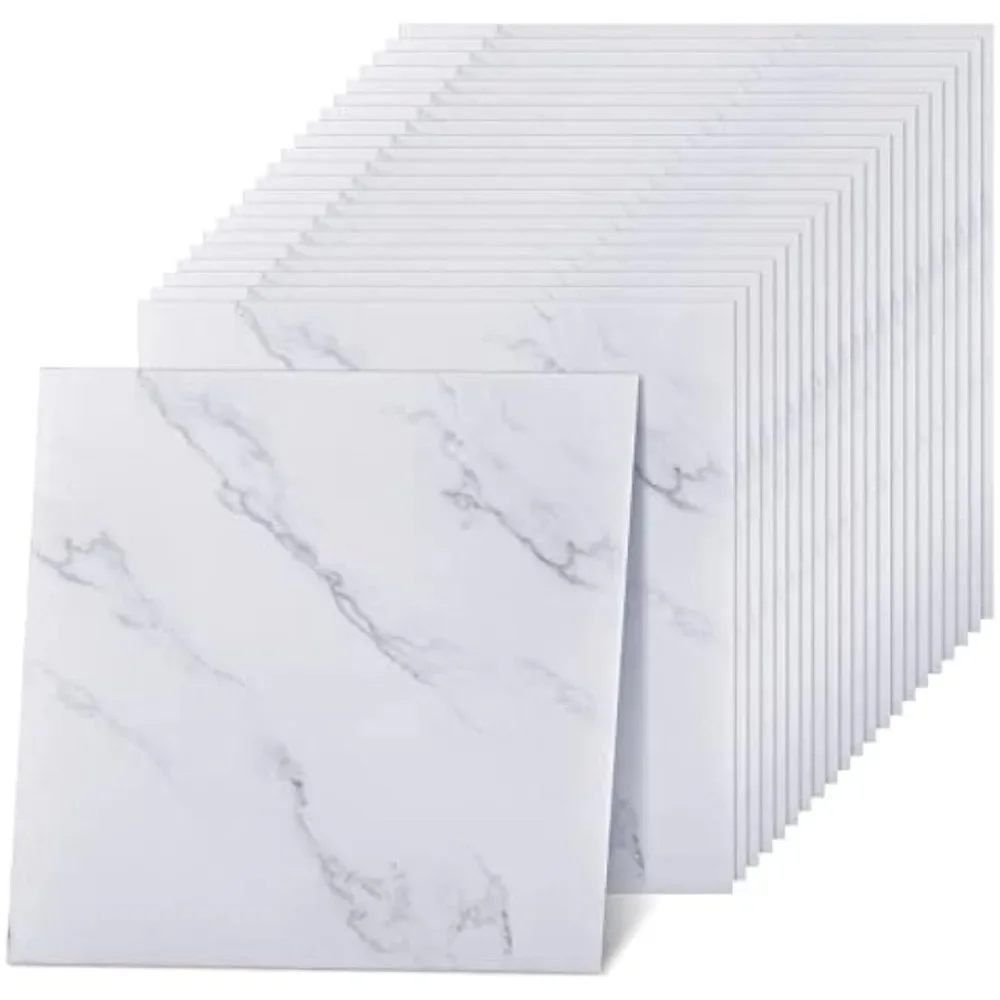 100 Pcs Self Adhesive Peel and Stick Floor Tile 12 x 12 Inch Waterproof Vinyl Flooring Tile Floor Sticker Tiles (Marble Style)
100 Pcs Self Adhesive Peel and Stick Floor Tile 12 x 12 Inch Waterproof Vinyl Flooring Tile Floor Sticker Tiles (Marble Style)