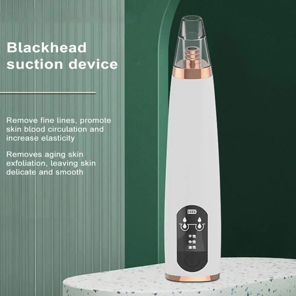 

Pore Vacuum Electric Blackhead Remover Vacuum With Led Screen 6 Suction Probes 3 Modes Effective Pore Cleanser For Women Men