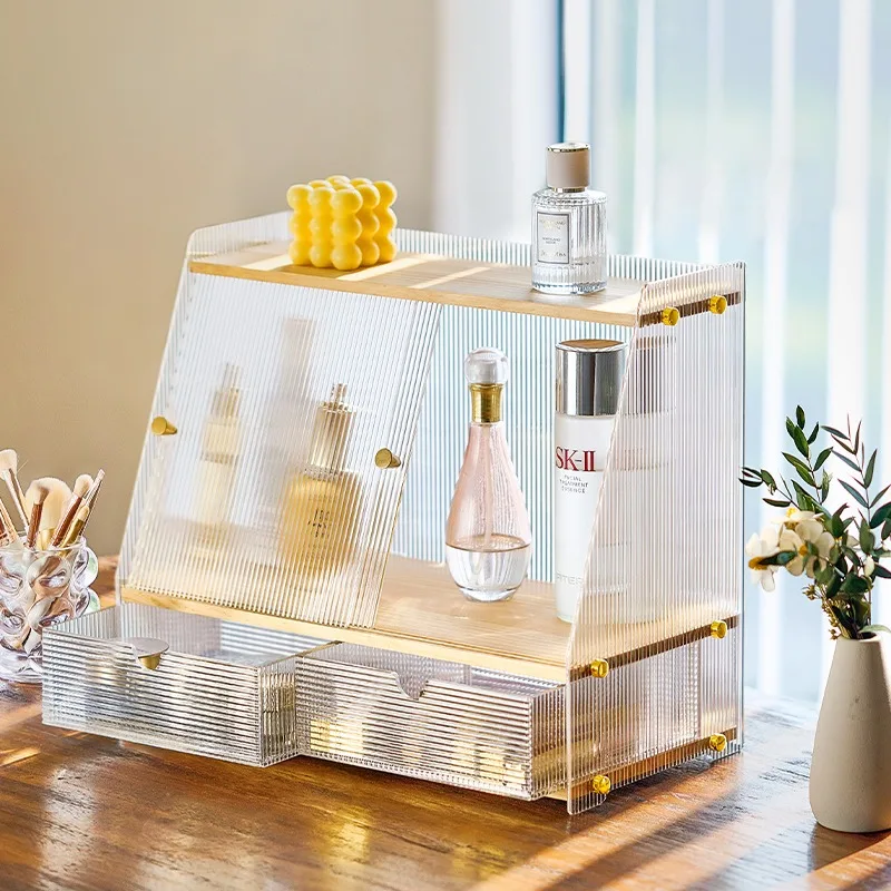 Transparent Storage Box Makeup Glass Bedroom Jewelry Organizer Bathroom Drawers Rangement Maquillage Household Products CY50SN
Transparent Storage Box Makeup Glass Bedroom Jewelry Organizer Bathroom Drawers Rangement Maquillage Household Products CY50SN