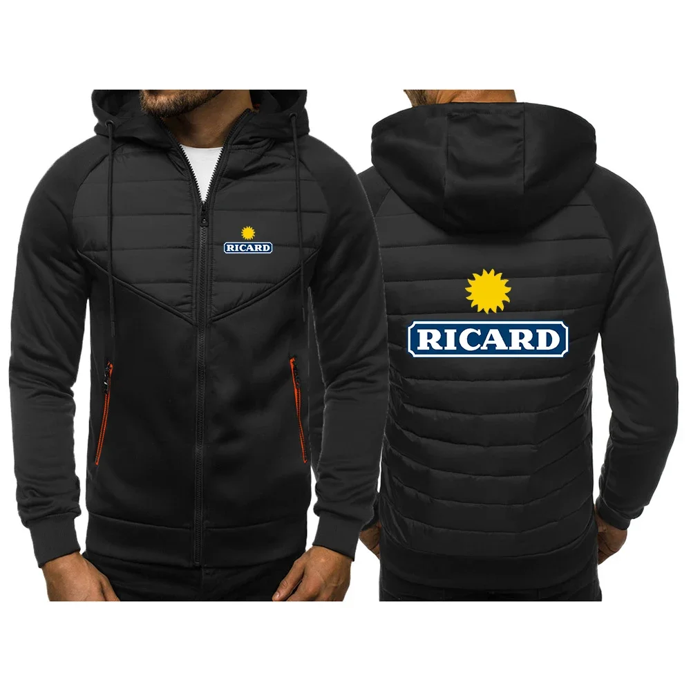2023 New Men's Printing RICARD Fashion Sweatshirt Spring Autumn Comfortable Cotton Splicing Hoodies Casual Zipper Jacket Coat
2023 New Men's Printing RICARD Fashion Sweatshirt Spring Autumn Comfortable Cotton Splicing Hoodies Casual Zipper Jacket Coat