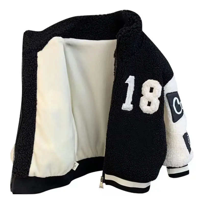 Children And Youth Baseball Uniforms Autumn And Winter Cute Lamb Wool Jacket Teen And Girls Cardigans 2 To 12 Children's Jcackrt
Children And Youth Baseball Uniforms Autumn And Winter Cute Lamb Wool Jacket Teen And Girls Cardigans 2 To 12 Children's Jcackrt