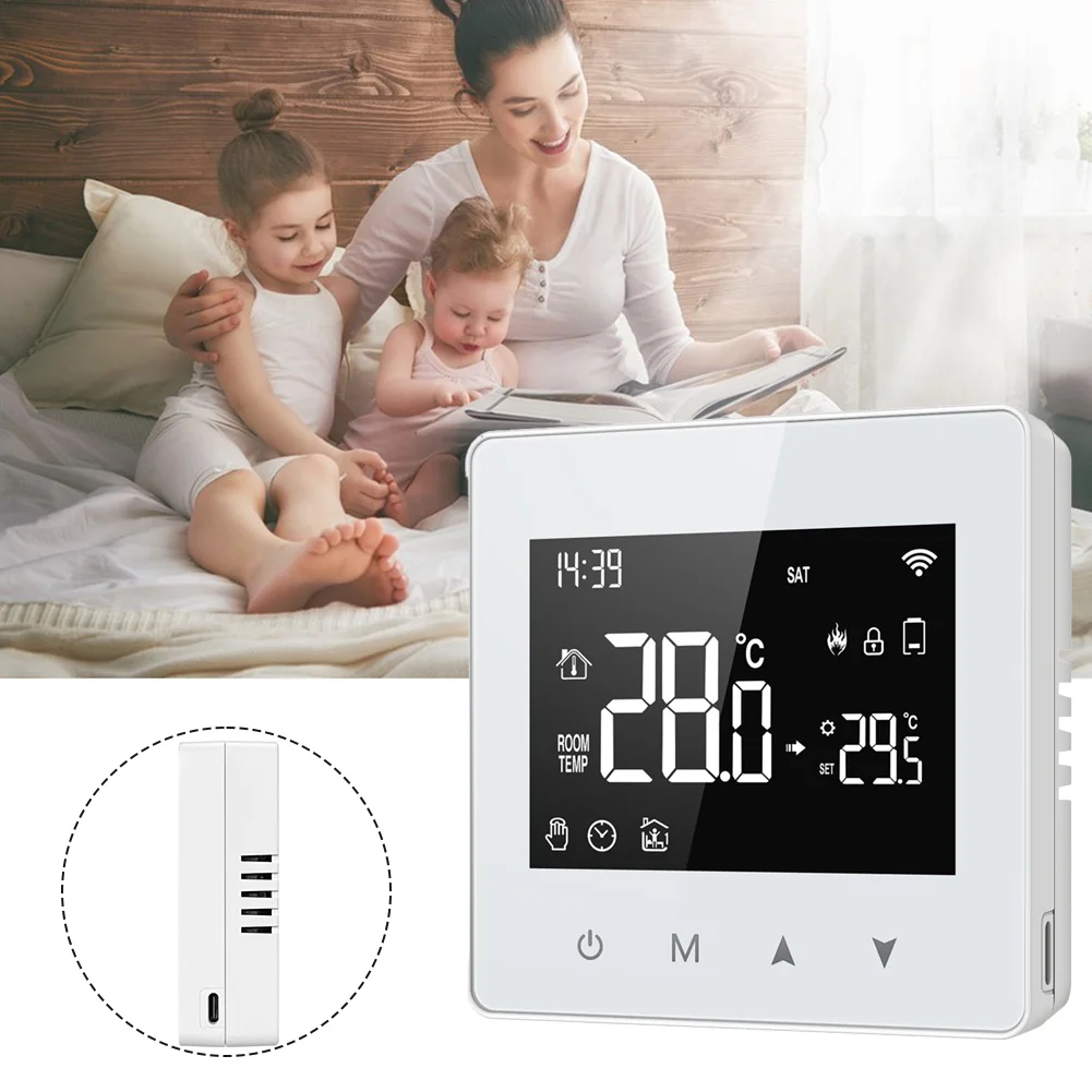 Remote Control Smart Thermostat Weekly Programmable For Gas Boiler For Tuya WiFi Home Improvement Temperature Controller
Remote Control Smart Thermostat Weekly Programmable For Gas Boiler For Tuya WiFi Home Improvement Temperature Controller