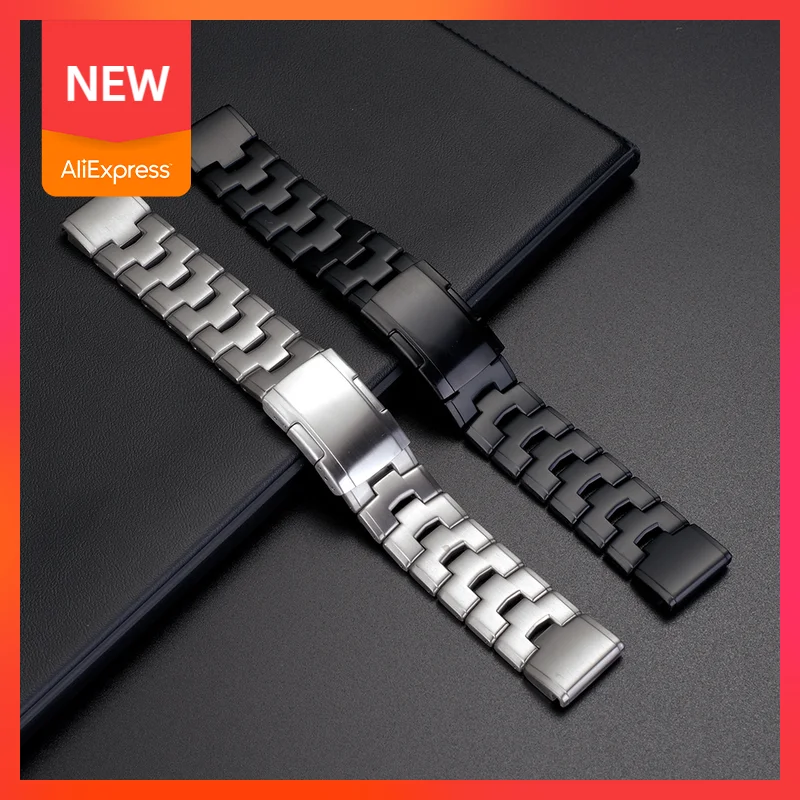 For Garmin EPIX Fenix 7 7X 5 5X Plus 6 6X Pro Descent Mk2i Bracelet Watchbands Quick Release Titanium Alloy Stainless Steel band
For Garmin EPIX Fenix 7 7X 5 5X Plus 6 6X Pro Descent Mk2i Bracelet Watchbands Quick Release Titanium Alloy Stainless Steel band