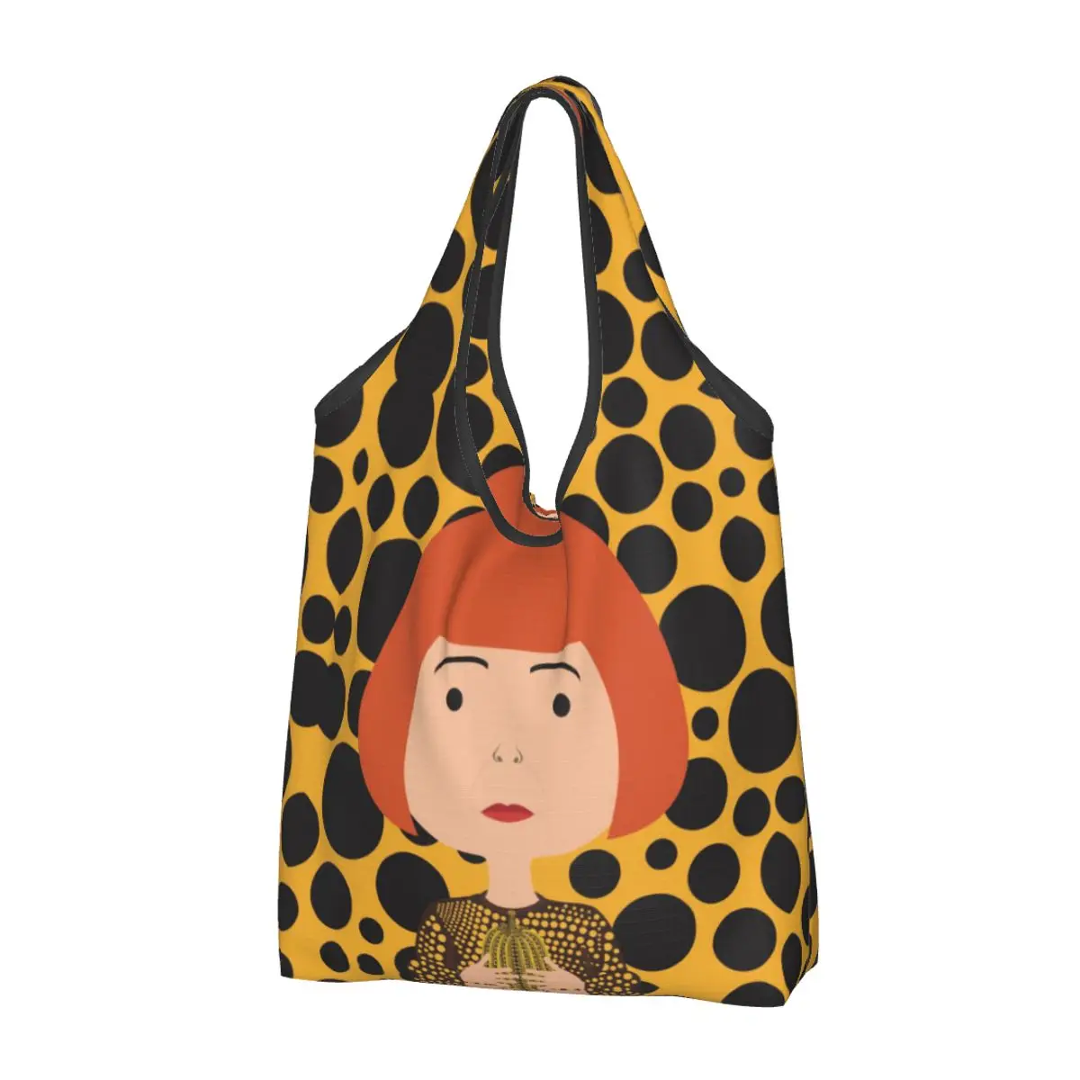 Yayoi Kusama Halloween Groceries Shopping Tote Bag Women Kawaii Aesthetic Polka Shoulder Shopper Bag Large Capacity Handbag
Yayoi Kusama Halloween Groceries Shopping Tote Bag Women Kawaii Aesthetic Polka Shoulder Shopper Bag Large Capacity Handbag