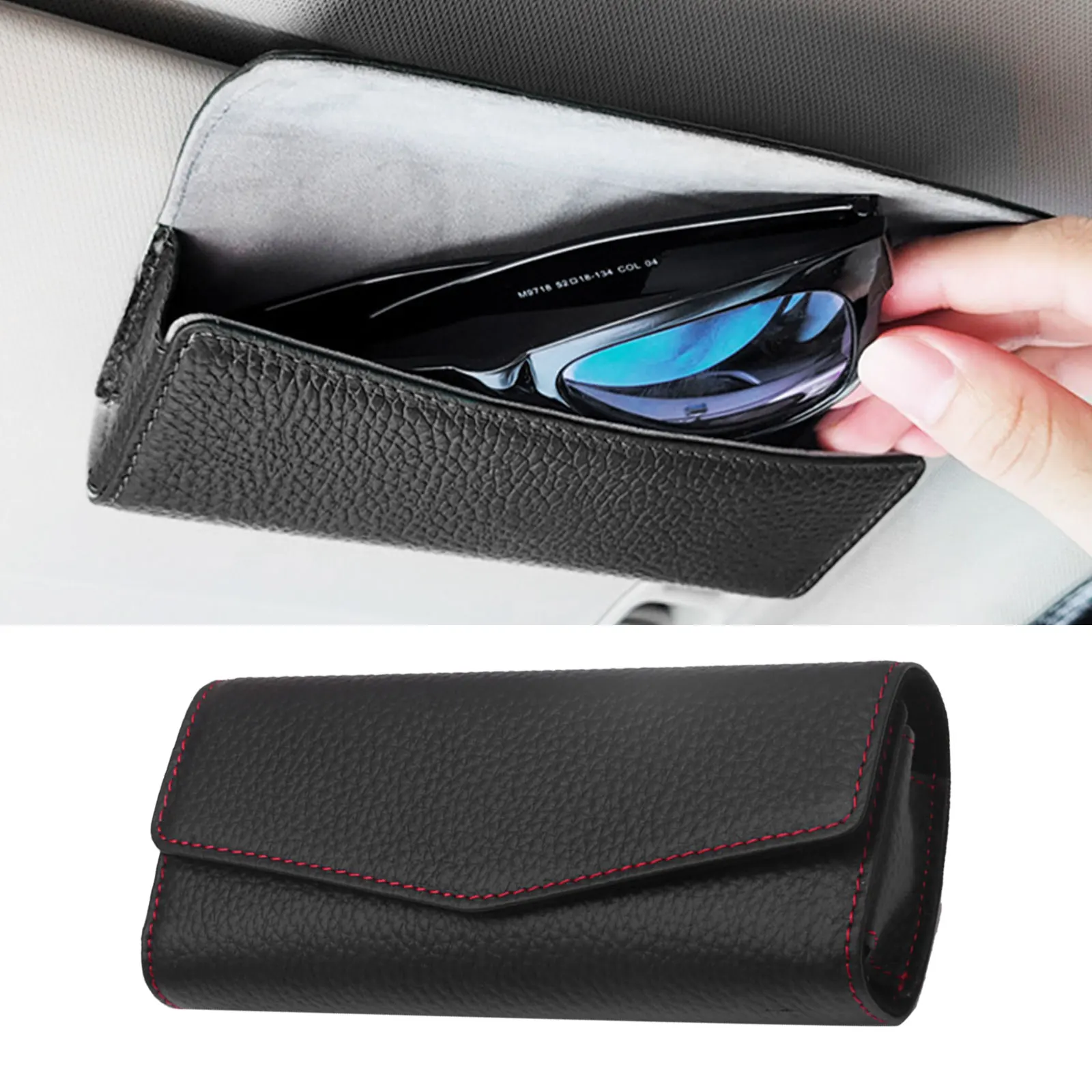 Sun Visor Storage Sunglasses Box Girly Car Accessories Organizer Auto Interior Glasses Holder Women Solid Leather Glasses Cases
Sun Visor Storage Sunglasses Box Girly Car Accessories Organizer Auto Interior Glasses Holder Women Solid Leather Glasses Cases