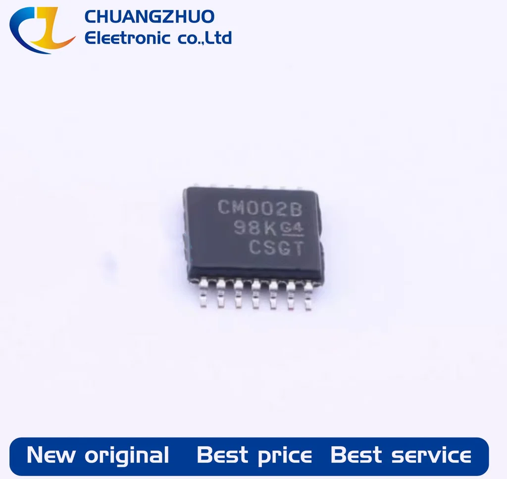 10Pcs/Lot New original CD4002BPWR CM002B 1uA 3V~18V 2 90ns@15V,50pF NORGate TSSOP-14 Gates
10Pcs/Lot New original CD4002BPWR CM002B 1uA 3V~18V 2 90ns@15V,50pF NORGate TSSOP-14 Gates