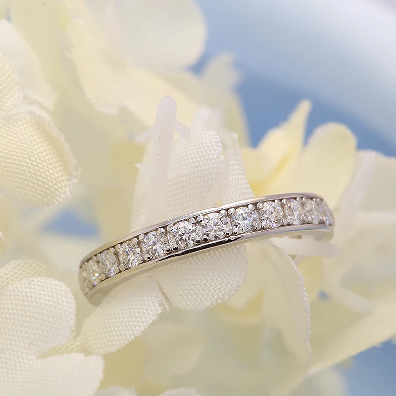 CVD HPHT Jewelry 14k White Gold 2.0mm DEF Color VS Round Cut Lab Grown Diamond Engagement Wedding Band Ring for Women
CVD HPHT Jewelry 14k White Gold 2.0mm DEF Color VS Round Cut Lab Grown Diamond Engagement Wedding Band Ring for Women