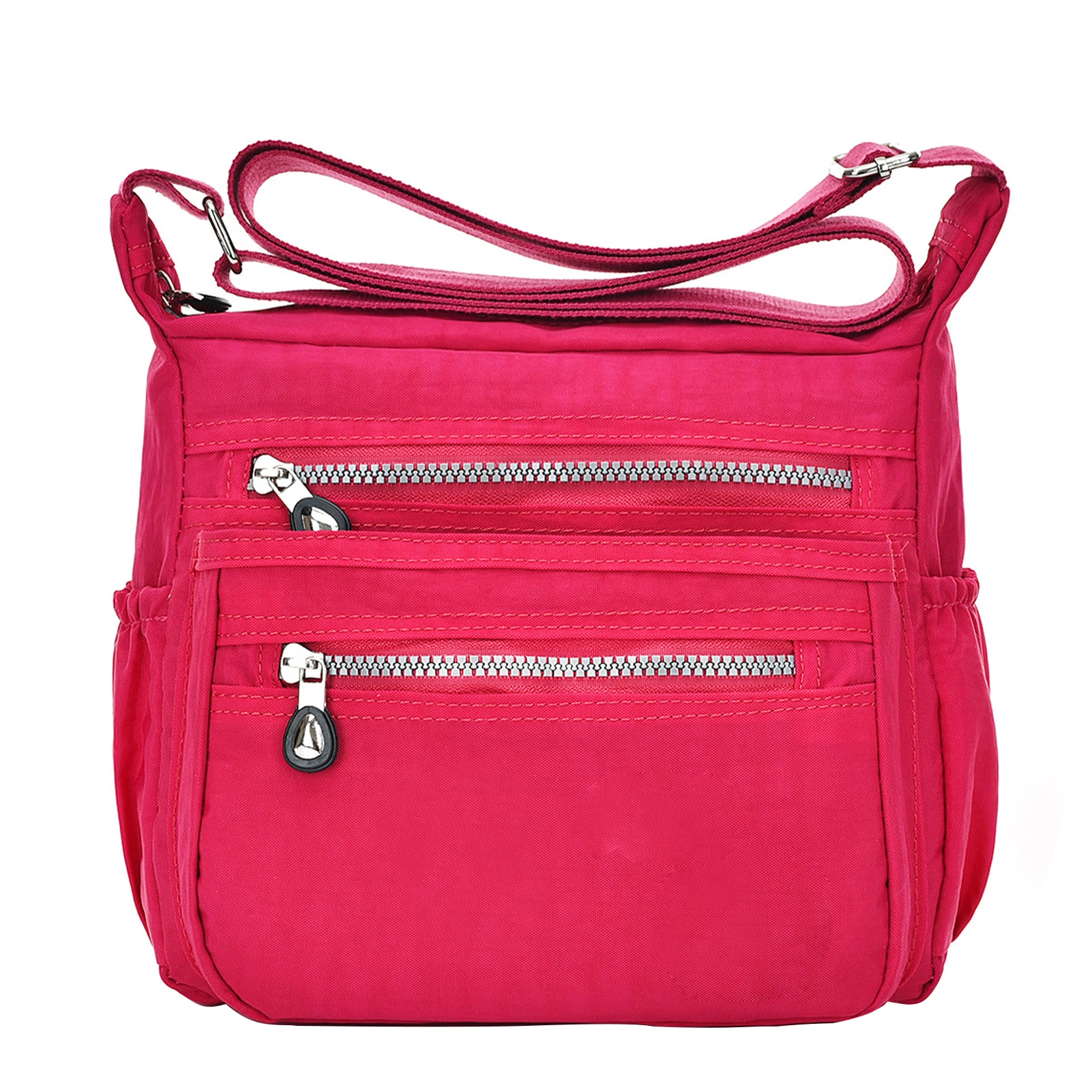 School Office Crossbody Fashion Shoulder Bag Casual Style For Women Waterproof Nylon Double Zipper With Pockets Shopping Daily
School Office Crossbody Fashion Shoulder Bag Casual Style For Women Waterproof Nylon Double Zipper With Pockets Shopping Daily