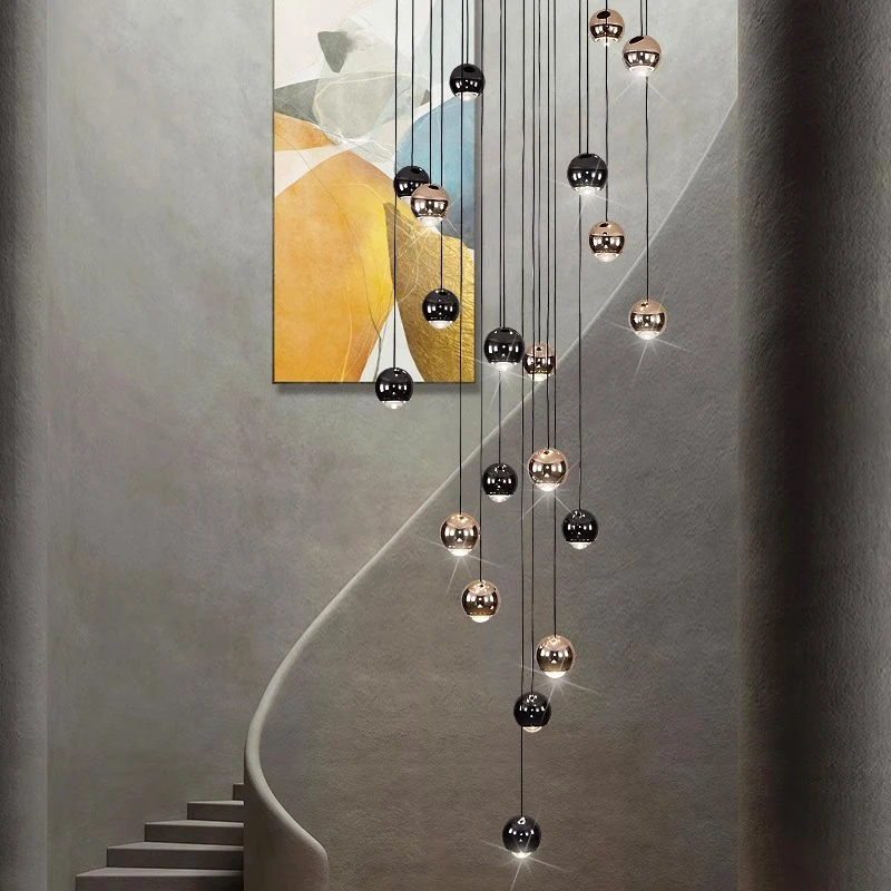 Pendent Lamp Stairs Chandelier lighting Living room Modern Pendant Lights for Kitchen Island Lustre stairs Hanging Ceiling Lamp
Pendent Lamp Stairs Chandelier lighting Living room Modern Pendant Lights for Kitchen Island Lustre stairs Hanging Ceiling Lamp