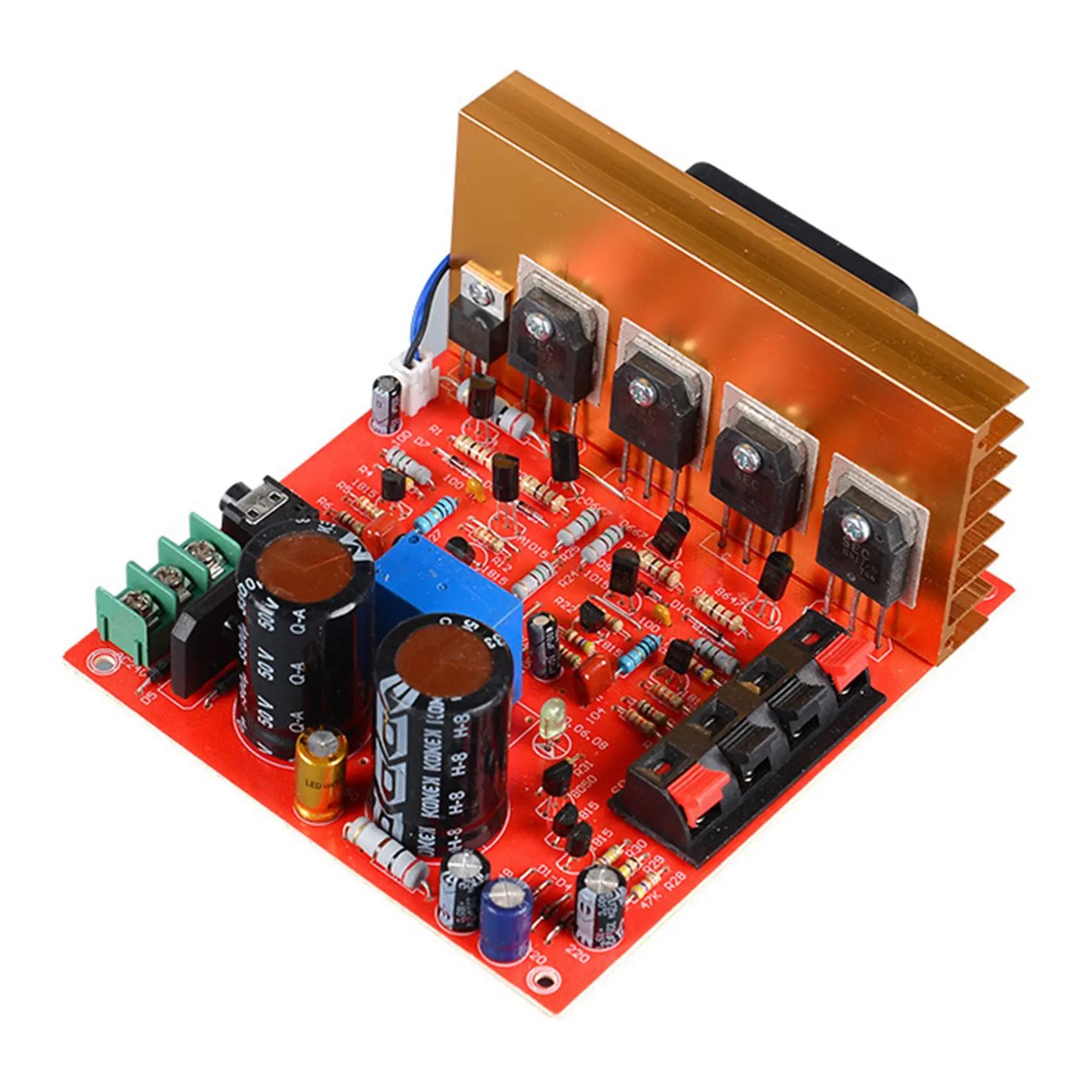 

Power Amplifier Audio Board 180W+180W 2.0 Channel FET Speaker Amplifier Sound Preamplifier Dual AC18V-26V with Fan