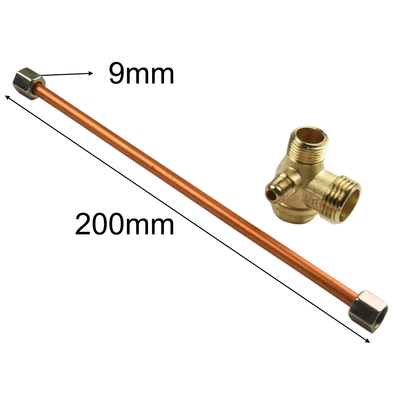 Connectors Air Compressor Parts Check Valve Check Valve Exhaust Tube Oil Pump With 3-Port Zinc Alloy 200mm Exhaust Tube
Connectors Air Compressor Parts Check Valve Check Valve Exhaust Tube Oil Pump With 3-Port Zinc Alloy 200mm Exhaust Tube