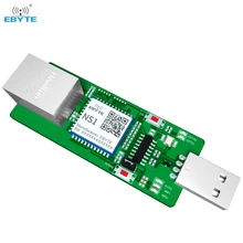 Serial to Ethernet Module Test Board EBYTE NS1-TB TTL Level to RJ45 Ethernet Low Power MCU Modbus Gateway Modbus TCP to RTU
Serial to Ethernet Module Test Board EBYTE NS1-TB TTL Level to RJ45 Ethernet Low Power MCU Modbus Gateway Modbus TCP to RTU