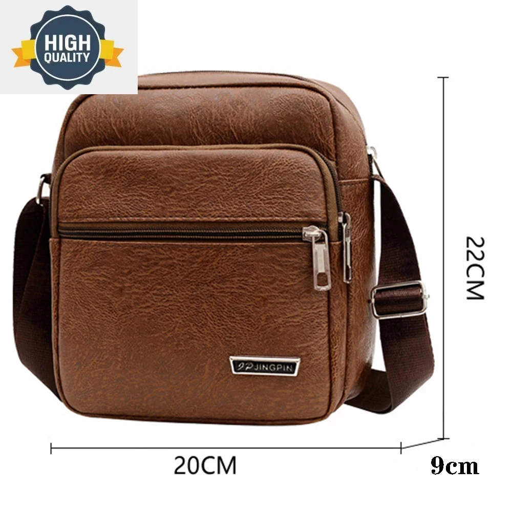 Fashion PU Men's Leather Shoulder Bags Anti-theft Waterproof Crossbody Handbag Messenger Sling Bag Pack For Male
Fashion PU Men's Leather Shoulder Bags Anti-theft Waterproof Crossbody Handbag Messenger Sling Bag Pack For Male