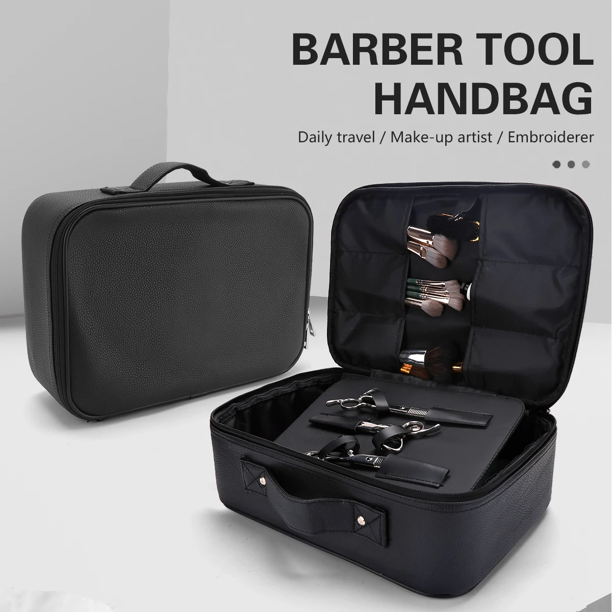 

Skin Hair Scissor Salon Tool Bag Professional Barber Hairdressing Tools Large Capacity Waterproof Storage Box Portable Suitcase