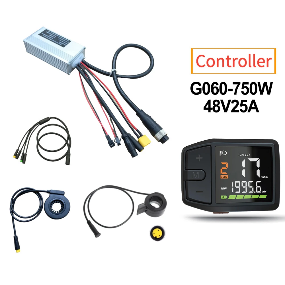 Seamless integration with G060 fat motor 48v 750w controller set DZ41 display and 140X throttle for optimal performance
Seamless integration with G060 fat motor 48v 750w controller set DZ41 display and 140X throttle for optimal performance