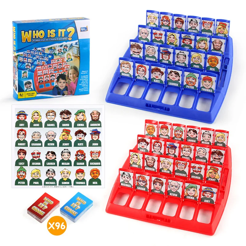 

Guess who I am Children's toy tabletop game Parent-child interactive science and education puzzle leisure toy party game juego