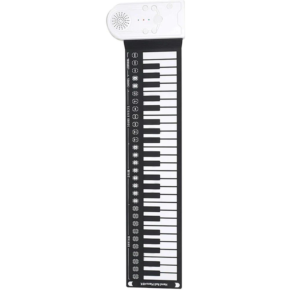 

Hand-rolled Piano Portable Folding Electronic Keyboard 49 Keys Foldable Roll-up Mini Silicone Travel Keyboards
