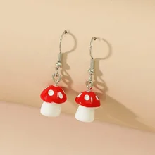 New Earrings Red Mushroom Stud Earrings Female Creative Retro Pastoral Style Plant Earrings Серьги Wholesale
New Earrings Red Mushroom Stud Earrings Female Creative Retro Pastoral Style Plant Earrings Серьги Wholesale