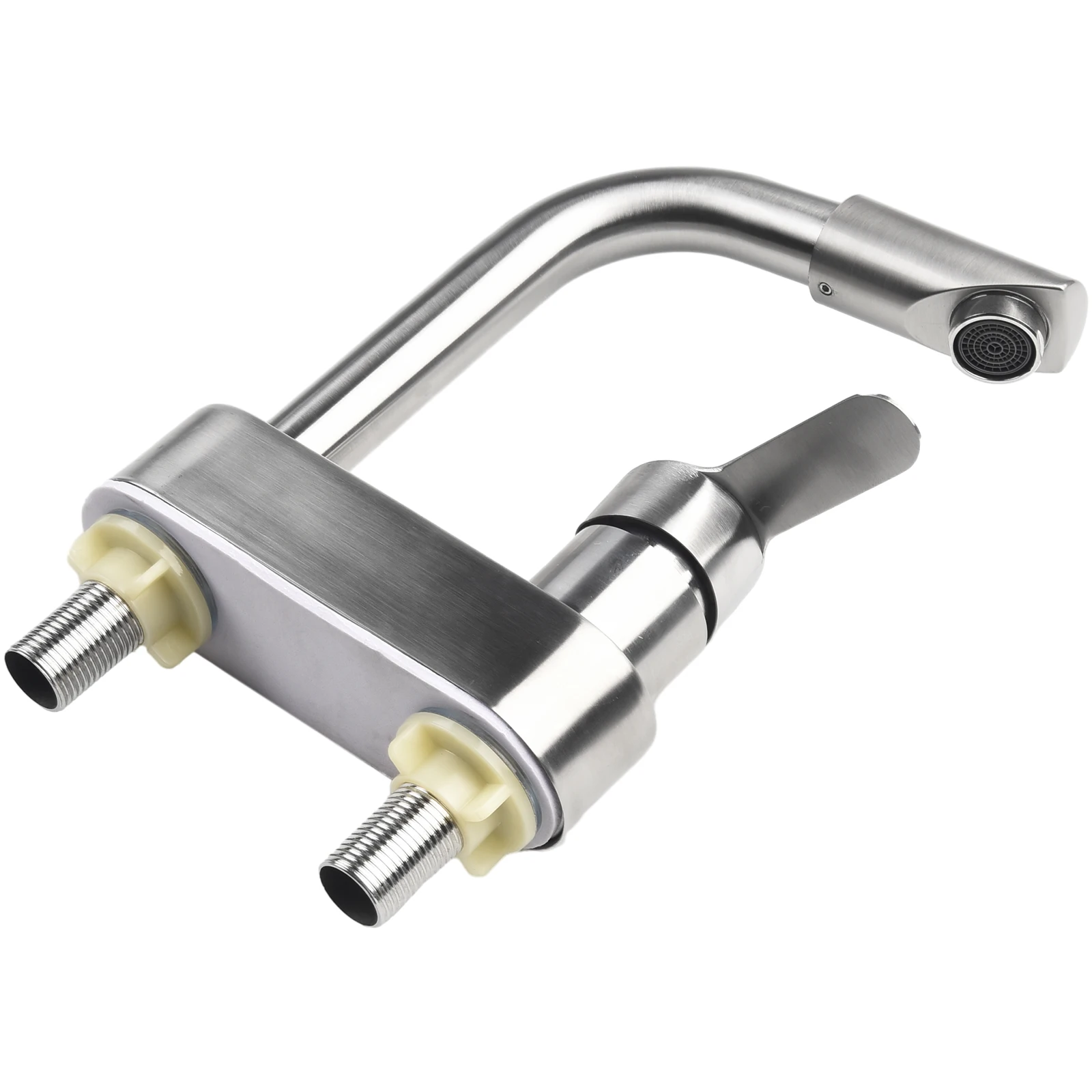 Brand New Basin Faucet Mixer Faucets 2 Holes 304 Stainless Steel Anti-corrosion Ceramic Valve Contemporary Easy To Clean
Brand New Basin Faucet Mixer Faucets 2 Holes 304 Stainless Steel Anti-corrosion Ceramic Valve Contemporary Easy To Clean