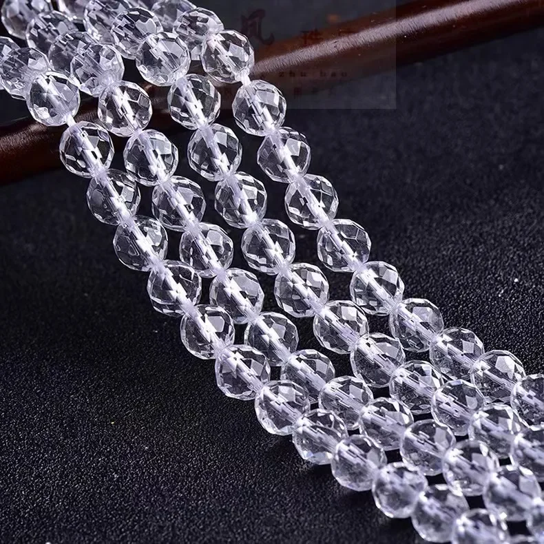New White Crystal Round Loose Stone Beads For Jewelry Making DIY Wholesale Natural Faceted Clear Bracelet Necklace 4/6/8/10/12mm
New White Crystal Round Loose Stone Beads For Jewelry Making DIY Wholesale Natural Faceted Clear Bracelet Necklace 4/6/8/10/12mm