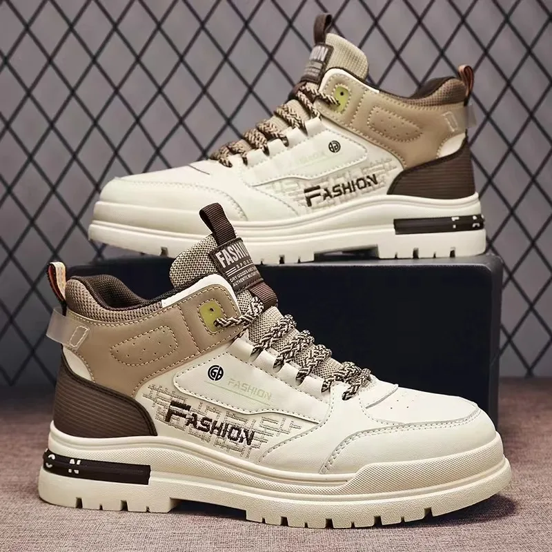2024Summer New Breathable High Top Sneakers Outdoor Non Slip Wear Resistant PlatformShoes Comfortable Casual Ankle Boots for Men
2024Summer New Breathable High Top Sneakers Outdoor Non Slip Wear Resistant PlatformShoes Comfortable Casual Ankle Boots for Men