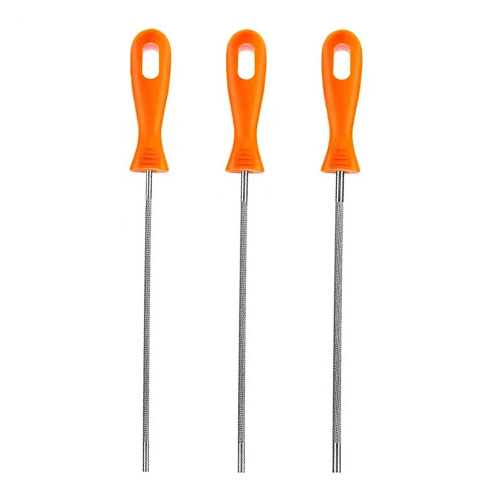 3PCS Chainsaw Chain Sharpener File Sharpener Round File Hand Tools Plastic Handle For Chainsaw Garden Tool Chain Saw Sharpener
3PCS Chainsaw Chain Sharpener File Sharpener Round File Hand Tools Plastic Handle For Chainsaw Garden Tool Chain Saw Sharpener