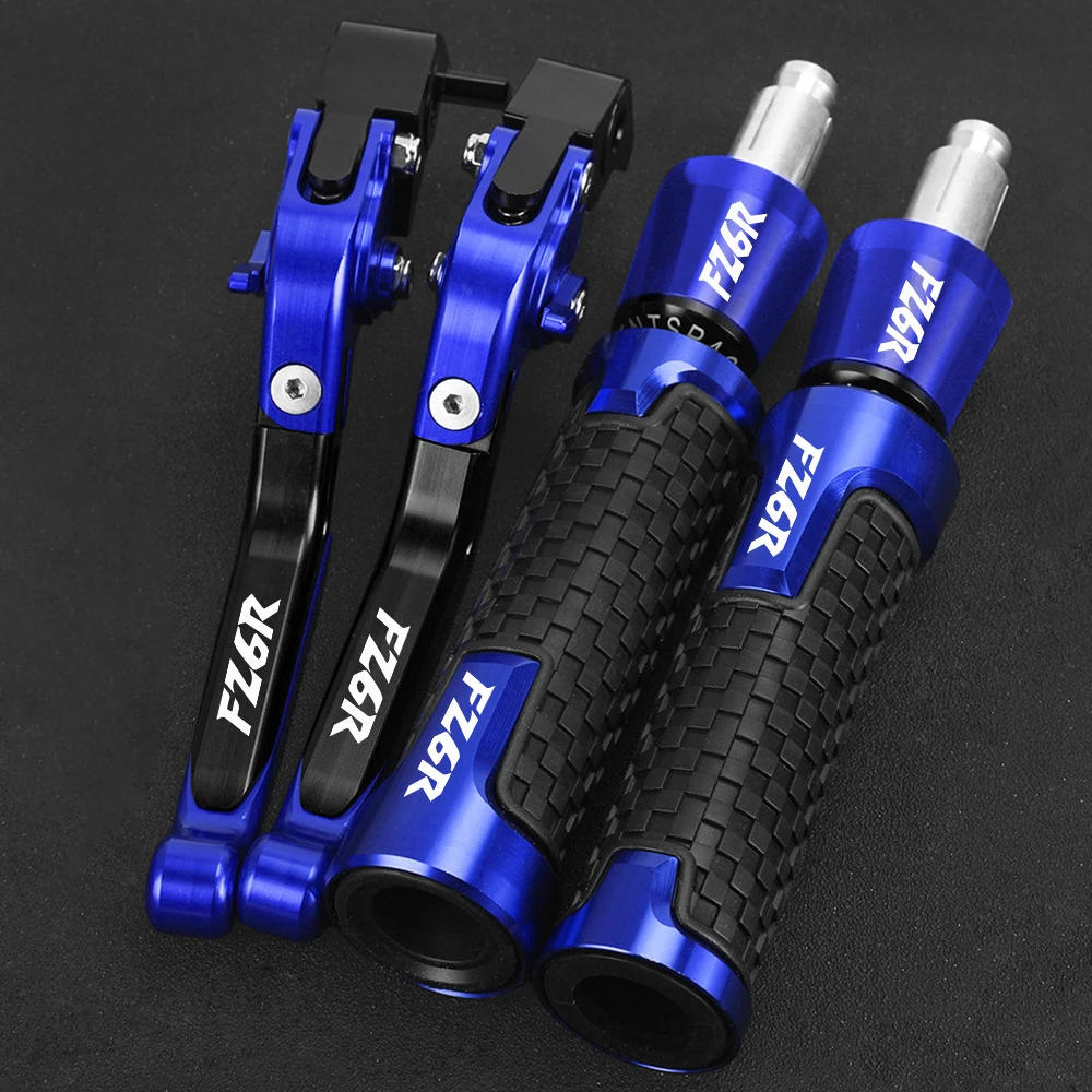 

For Yamaha FZ6R FZ-6R FZ6 R Adjustable Brake Clutch Levers Handlebar Handle Bar Grips 2009-2011 2012 2013 2014 2015 2016 2017