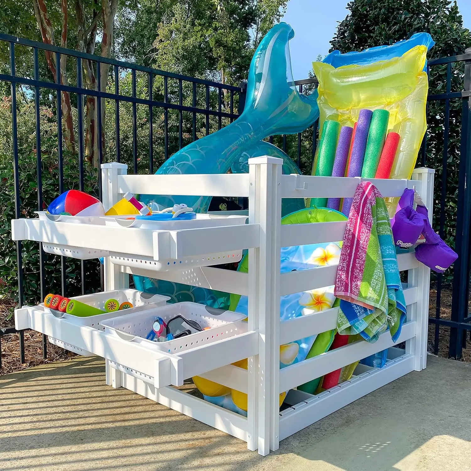 Zippity Outdoor Products ZP19061 36" W x 64" L x 38" H Zippity Poolside Deckbox Storage Organizer
Zippity Outdoor Products ZP19061 36" W x 64" L x 38" H Zippity Poolside Deckbox Storage Organizer