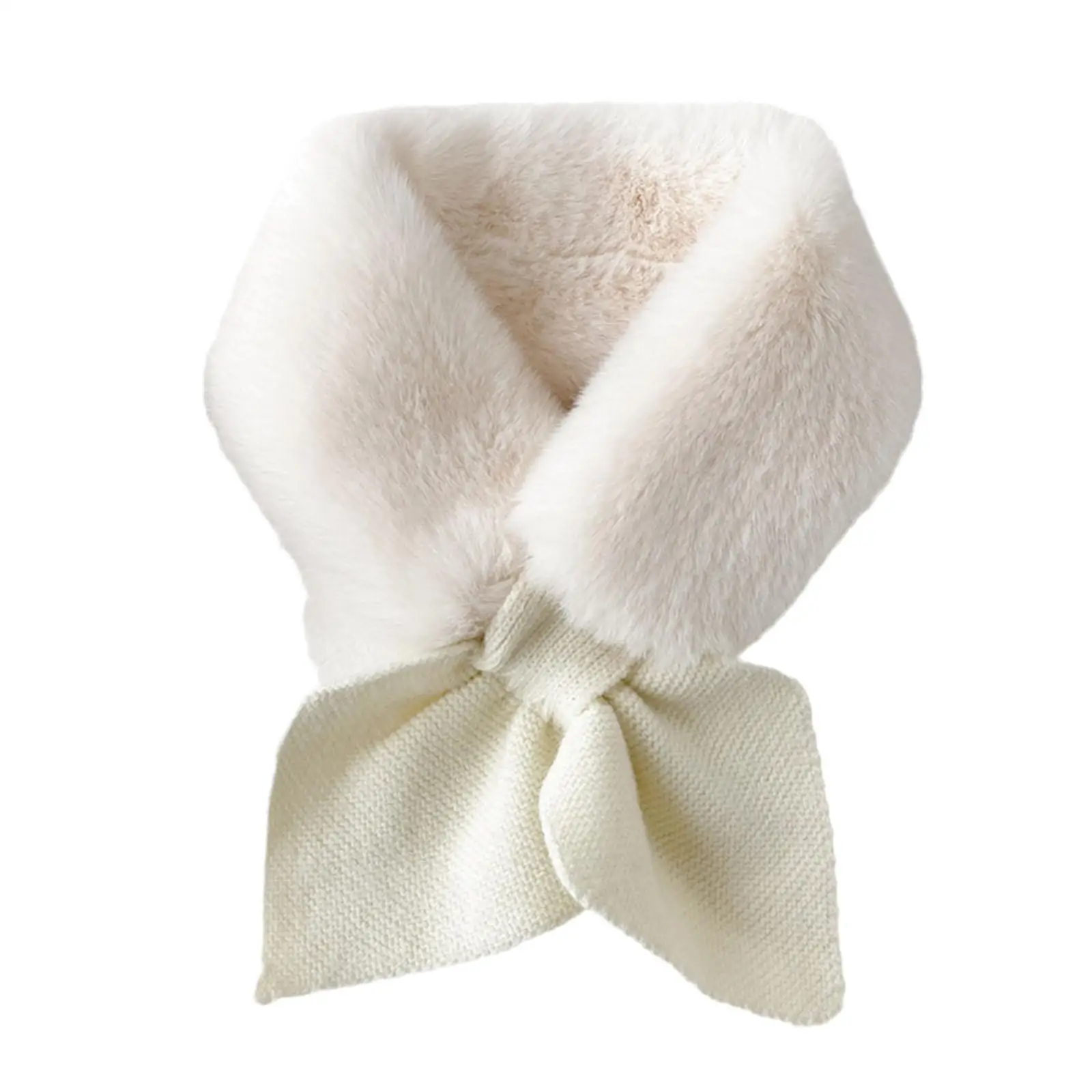 Women Plush Scarf Fashion Winter Warm Knitting Stitching Fur Collar Cute Neckerchief Thicken Neck Wrap Scarve 4 Color
Women Plush Scarf Fashion Winter Warm Knitting Stitching Fur Collar Cute Neckerchief Thicken Neck Wrap Scarve 4 Color