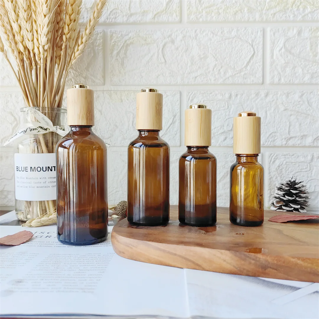 Wholesale Essential Oil Perfume Emulsion Essence Serum Empty Refillable Cosmetic Bottle Containers with Pump Press Bamboo Caps
Wholesale Essential Oil Perfume Emulsion Essence Serum Empty Refillable Cosmetic Bottle Containers with Pump Press Bamboo Caps