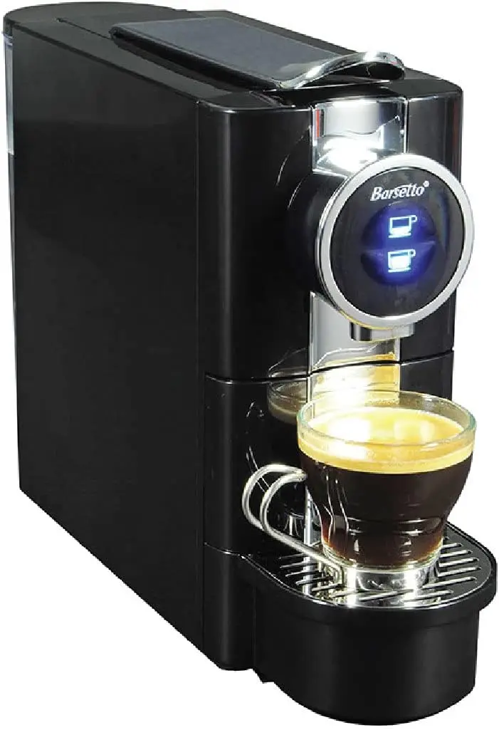 Barsetto One-Touch Espresso Maker with 19 Bar High-Pressure Pump, Fast Pre-Heating, Short or Long Shots Compatible with Standard
Barsetto One-Touch Espresso Maker with 19 Bar High-Pressure Pump, Fast Pre-Heating, Short or Long Shots Compatible with Standard