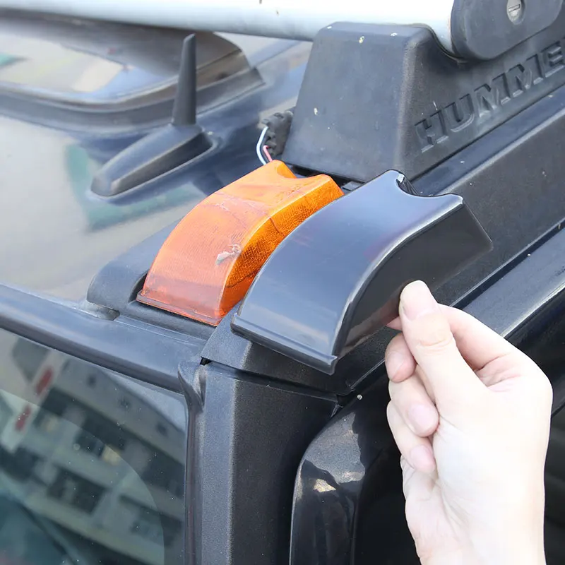 For Hummer H2 2003-2009 ABS blackened Car Front And Rear Roof Light Cover roof side lights Cover Trim Stickers Car Accessories
For Hummer H2 2003-2009 ABS blackened Car Front And Rear Roof Light Cover roof side lights Cover Trim Stickers Car Accessories