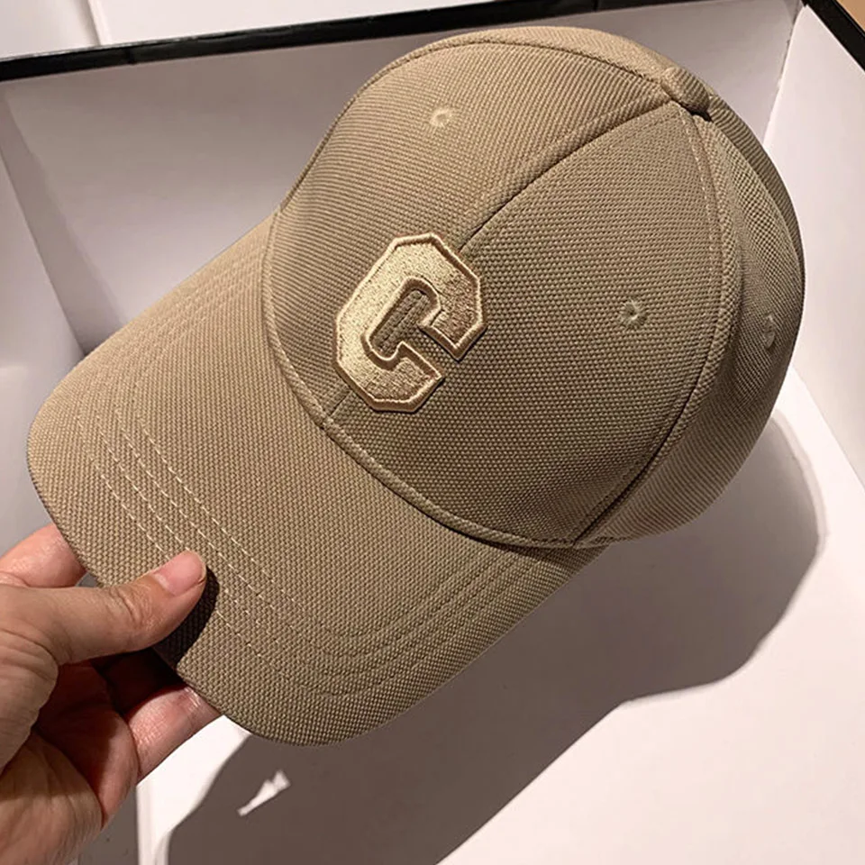 

2024 Spring New Three Dimensional Letter Baseball Hat Korean Edition Fashion Men And Women's Simplified Sunshade Duck Tongue Hat