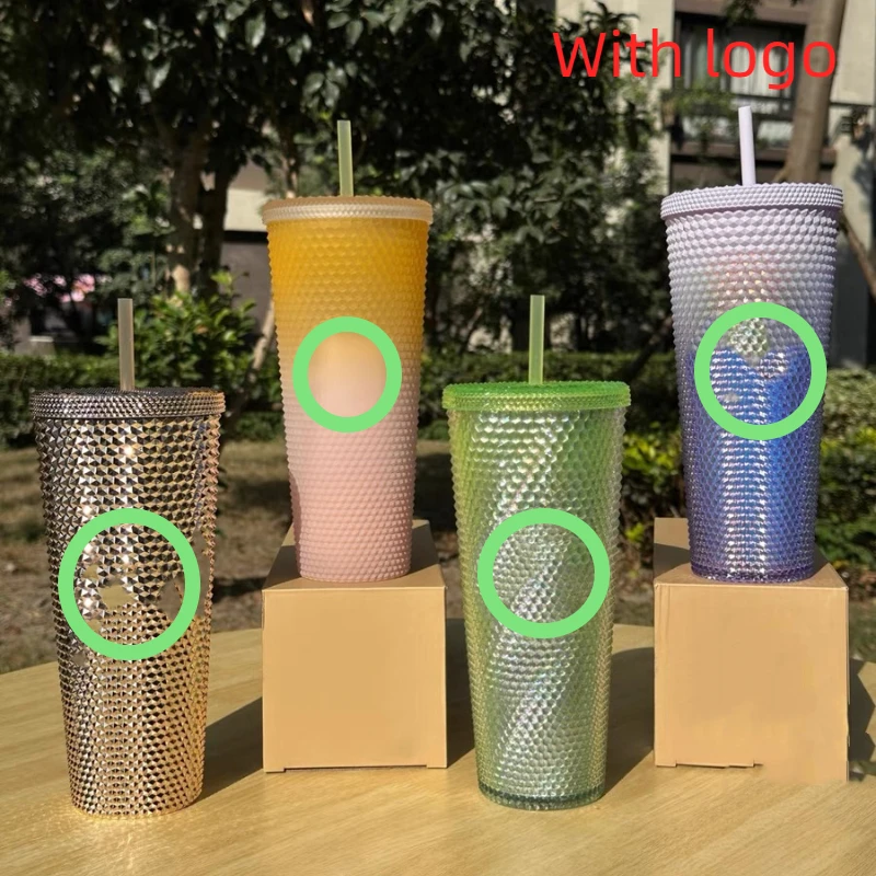 710ml double layer coffee cup with lid with straw with logo durian cup 24oz diamond tie cup cold drink cup wholesale
710ml double layer coffee cup with lid with straw with logo durian cup 24oz diamond tie cup cold drink cup wholesale