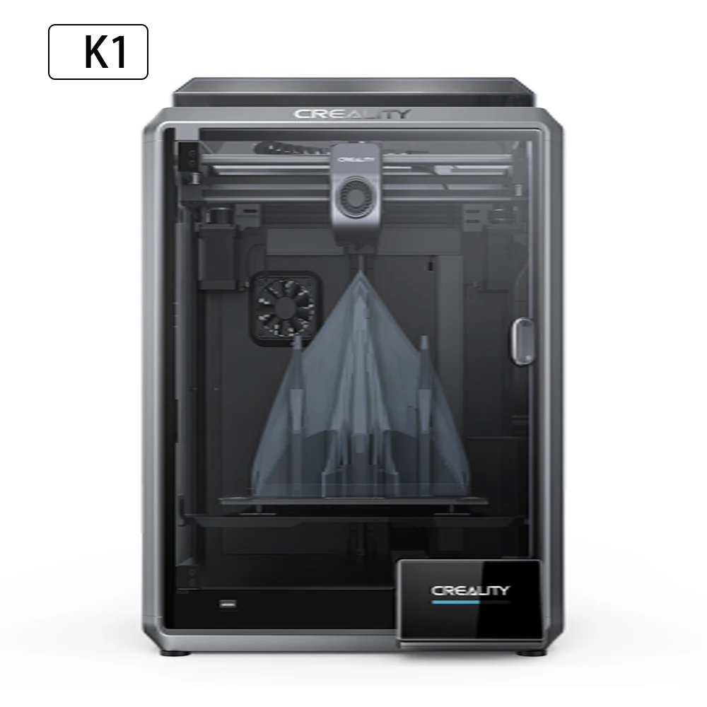 

CREALITY 3D Printer K1 Printers 600mm/s High Speed with 4.3''Color Touchscreen Dual-gear Direct Extruder Printing 220*220*250mm