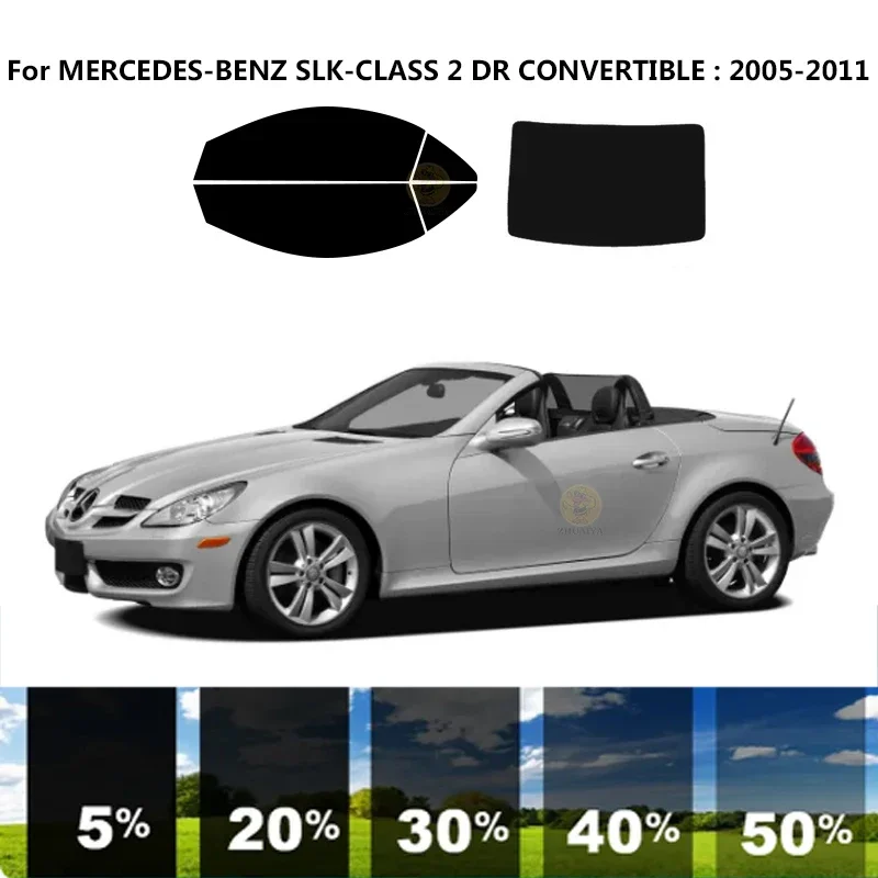 Precut nanoceramics car UV Window Tint Kit Automotive Window Film For MERCEDES-BENZ SLK-CLASS R171 2 DR CONVERTIBLE 2005-2011
Precut nanoceramics car UV Window Tint Kit Automotive Window Film For MERCEDES-BENZ SLK-CLASS R171 2 DR CONVERTIBLE 2005-2011