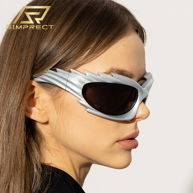 SIMPRECT Y2K Sunglasses Women 2023 UV Protection Oversized Steampunk Sun Glasses Men Luxury Brand Quality UV400 Shades For Women
SIMPRECT Y2K Sunglasses Women 2023 UV Protection Oversized Steampunk Sun Glasses Men Luxury Brand Quality UV400 Shades For Women