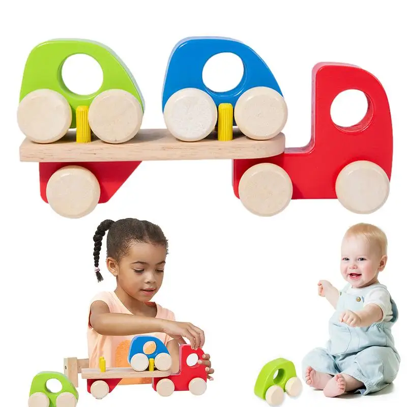 

Игрушечный Грузовик «сделай сам», деревянный автомобиль «сделай сам», набор для строительства, мультяшный автомобиль, Игрушки для раннего развития, милые игрушки для дома, детского сада