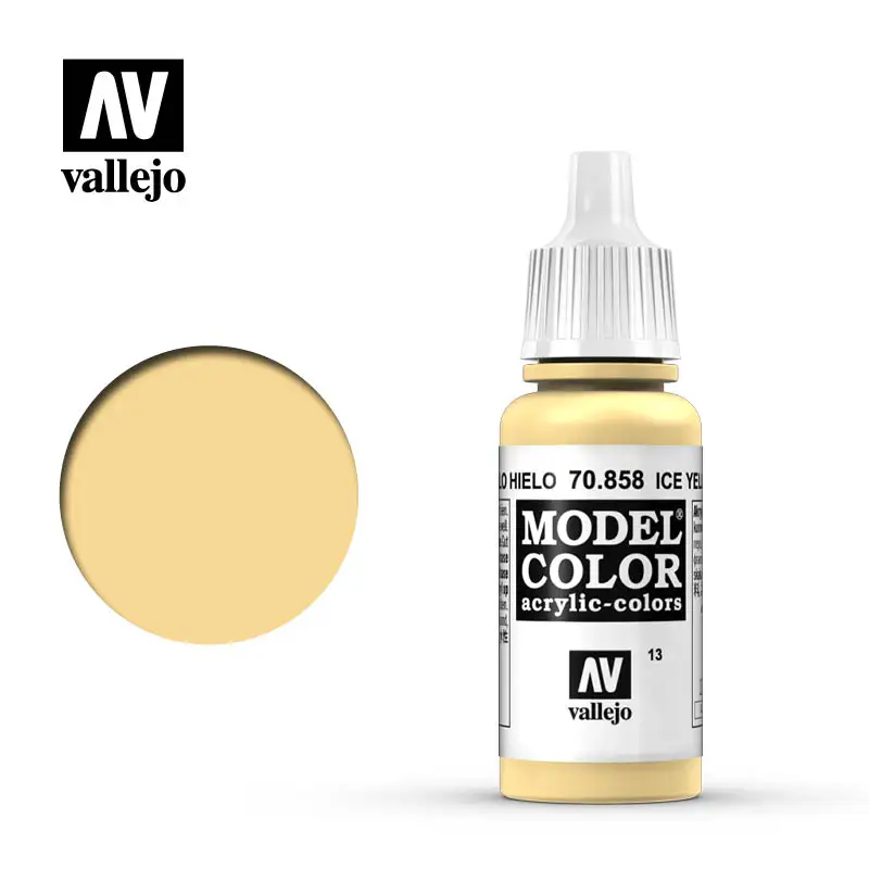 Краска Vallejo акриловая испанская AV 70858 013 желтый цвет желтого льда модель цветная краска на водной основе ручная роспись Gunpla Gundam 17 мл
Краска Vallejo акриловая испанская AV 70858 013 желтый цвет желтого льда модель цветная краска на водной основе ручная роспись Gunpla Gundam 17 мл