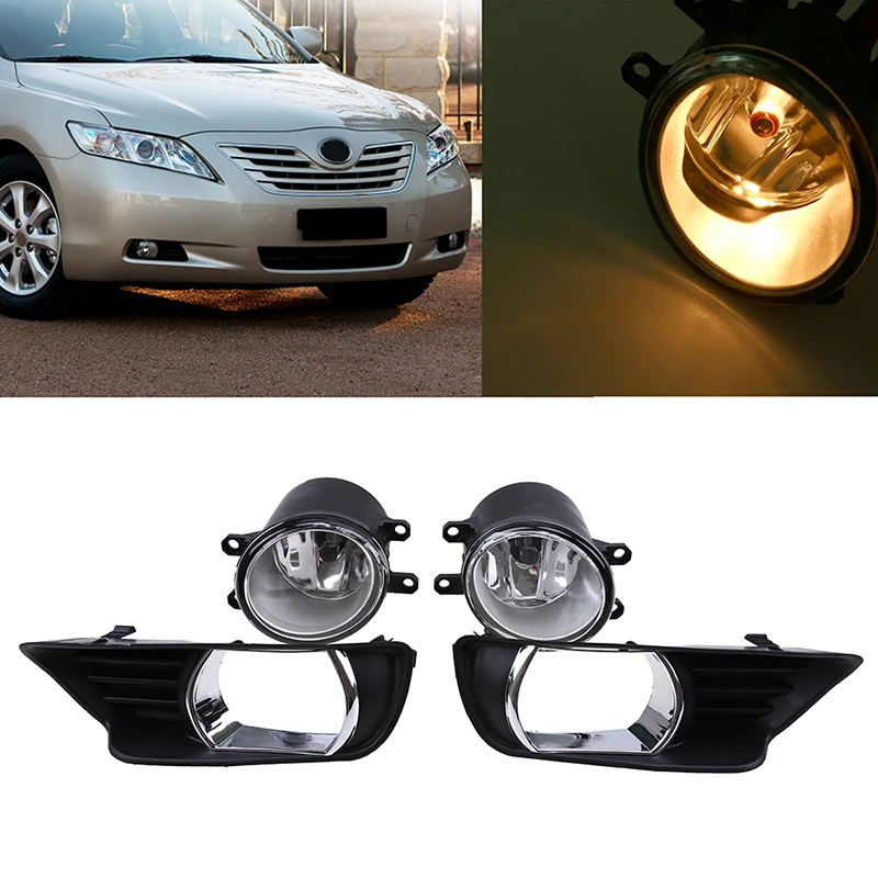 1 Set Car Front Bumper Grille Driving Fog Light Lamp with Wiring Harness Switch Kit for Toyota Camry XV40 2007-2009 Pre-facelift
1 Set Car Front Bumper Grille Driving Fog Light Lamp with Wiring Harness Switch Kit for Toyota Camry XV40 2007-2009 Pre-facelift