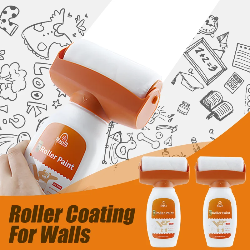 Roller Wall Repair Paint Antibacterial White Water Based Latex Paint roller DIY Renovation Wall Repair Household Cleaning Tool 
Roller Wall Repair Paint Antibacterial White Water Based Latex Paint roller DIY Renovation Wall Repair Household Cleaning Tool
