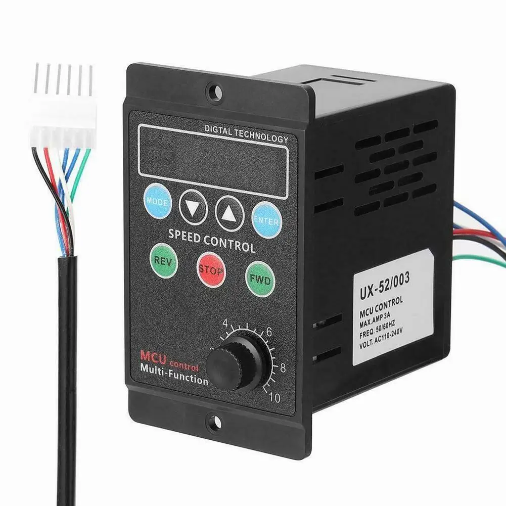 AC 220V Motor Governor Speed Controller with Slow Acceleration and Deceleration Function and Locked Rotor Protection Function
AC 220V Motor Governor Speed Controller with Slow Acceleration and Deceleration Function and Locked Rotor Protection Function